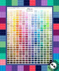 Hoffman Watercolor Palette Free Quilt Pattern by Mountain Peek Creations