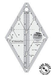 Creative Grids 60 Degree Tiny Diamond Ruler
