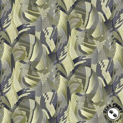 P&B Textiles Matrix 108 Inch Wide Backing Fabric Yellow/Green