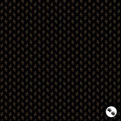 Andover Fabrics Espresso Top Dot Black Andover Fabrics Espresso Top Dot Black