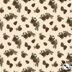 Riley Blake Designs Pine Grove Pinecones Putty Riley Blake Designs Pine Grove Pinecones Putty