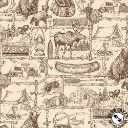 Riley Blake Designs Pine Grove 108 Inch Wide Backing Fabric Outlines Putty Riley Blake Designs Pine Grove 108 Inch Wide Backing Fabric Outlines Putty