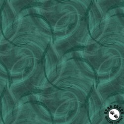 Blank Quilting Spin Flannel 108 Inch Wide Backing Fabric Semi Circle Texture Green