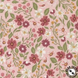 Moda Wild Honey Wildflower Dance Carnation