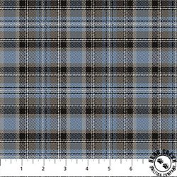 Northcott Naturescapes Wild at Heart Plaid Medium Blue/Multi