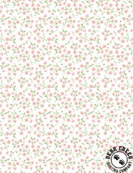 Wilmington Prints Juliette Small Floral Coral