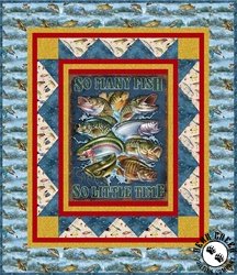 So Many Fish So Little Time by Quilting Treasures So Many Fish So Little Time by Quilting Treasures