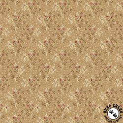 Marcus Fabrics Strawberry Emery Three Blooms Beige