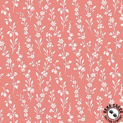 Maywood Studio Regal Rose Floral Stripe Pink