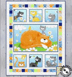 Kitty the Cat - Catwalk Free Quilt Pattern