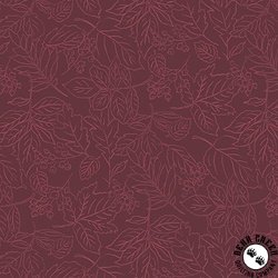 Maywood Studio Rustle Line Leaves Maroon Maywood Studio Rustle Line Leaves Maroon