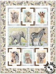 Baby Safari Animals II Free Quilt Pattern