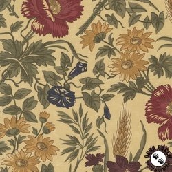 Moda Wheatland Main Floral Wheat