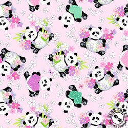 Susybee Panda Party Tossed Pandas Pink