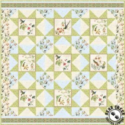 Hummingbirds In Style Free Quilt Pattern by Elizabeth's Studio