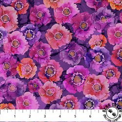 Northcott Dragonfly Dance Small Floral Purple/Pink Northcott Dragonfly Dance Small Floral Purple/Pink