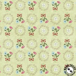 Henry Glass Pocketful of Posies Words Green Henry Glass Pocketful of Posies Words Green