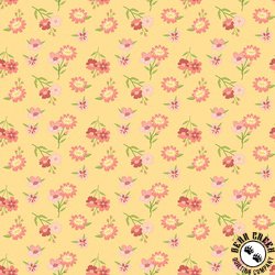 Riley Blake Designs Spring's in Town Floral Yellow