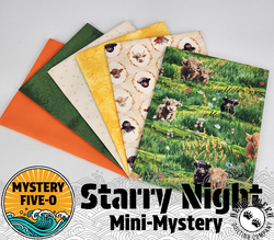 Mystery Five-0 M50 Mini Mystery Fat Quarter Bundle - HIGHLAND HOOVES