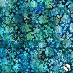 In The Beginning Fabrics Allure Patchwork Floral Blue