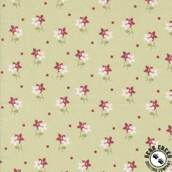 Moda A Very Sweet Christmas Poinsettias Leaf Moda A Very Sweet Christmas Poinsettias Leaf