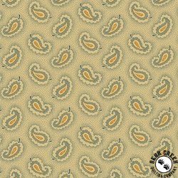 Andover Fabrics Carolina Paisley Blue