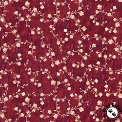 P&B Textiles Vineyard 108 Inch Wide Backing Fabric Vine Scroll Dark Red P&B Textiles Vineyard 108 Inch Wide Backing Fabric Vine Scroll Dark Red