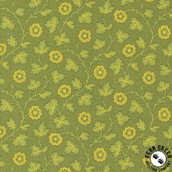 Moda Sally's Stiches Trailing Moss New Leaf Moda Sally's Stiches Trailing Moss New Leaf