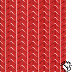 Maywood Studio Kimberbell Basics Chevron Red