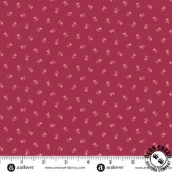 Andover Fabrics Itsy Bits Verbena Raspberry