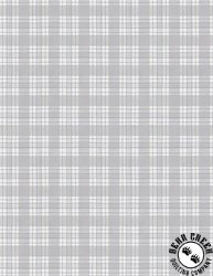 Wilmington Prints Zest for Life Plaid Gray