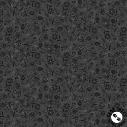 Henry Glass Love Bugs Tonal Allover Black