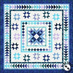 Watercolor Blossoms Medallion March Free Quilt Pattern