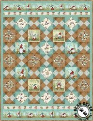 Savor the Gnoment Free Quilt Pattern