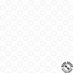 Henry Glass Quilters Flour IV Wreaths and Dots White on White Henry Glass Quilters Flour IV Wreaths and Dots White on White