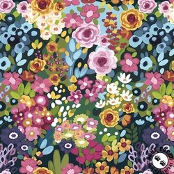 Riley Blake Designs Morning Meadow Main Night Riley Blake Designs Morning Meadow Main Night