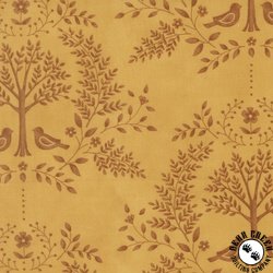 Moda Family Tree Damask Golden Moda Family Tree Damask Golden
