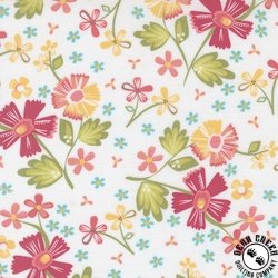 Moda In The Garden Flowers Off White Moda In The Garden Flowers Off White