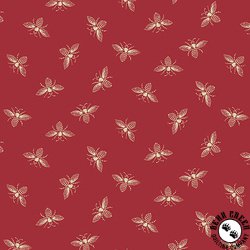 Andover Fabrics Petite Beehive Petite Bee Apple