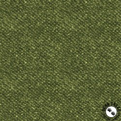 Maywood Studio Woolies Flannel Nubby Tweed Green