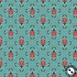 Cloud9 Fabrics Eventide Ladybird Turquoise Cloud9 Fabrics Eventide Ladybird Turquoise