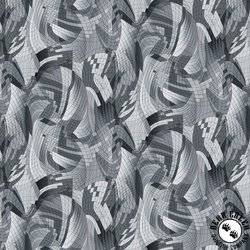 P&B Textiles Matrix 108 Inch Wide Backing Fabric Grey