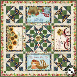 Country Road Market Table Topper Free Quilt Pattern