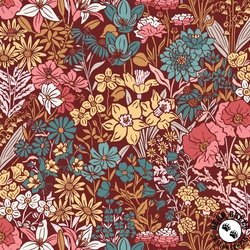 Cloud9 Fabrics Eventide Garden Burgundy Cloud9 Fabrics Eventide Garden Burgundy
