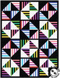 Heart Stars Candy Stripes Free Quilt Pattern