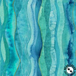 Windham Fabrics Ebb and Flow Cascade Aqua