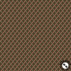 Windham Fabrics Elliot Lattice Dark Brown