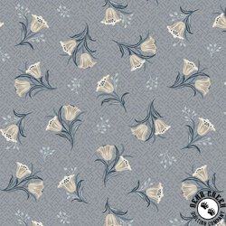 Marcus Fabrics Nouveau Tipsy Tulips Gray