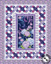 Midnight Hydrangea Free Quilt Pattern