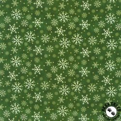 In The Beginning Winter Solstice II Snowflakes Green In The Beginning Winter Solstice II Snowflakes Green